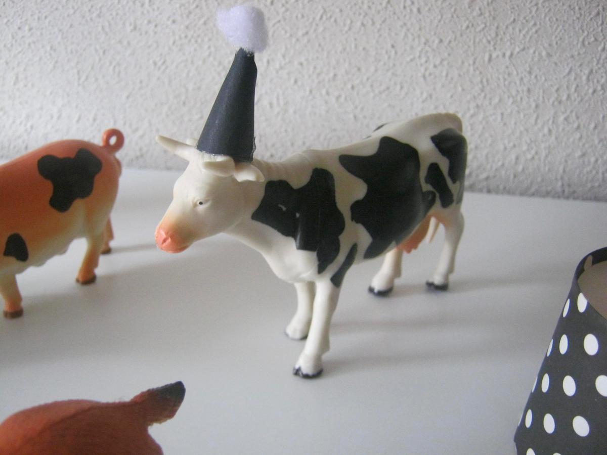 gorritos de fiesta animales plastico