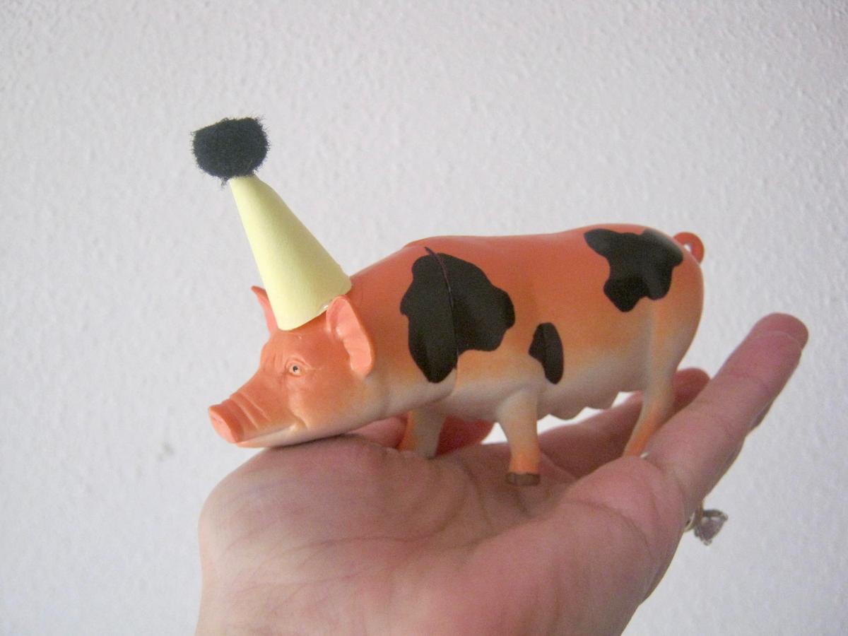 gorritos de fiesta animales plastico