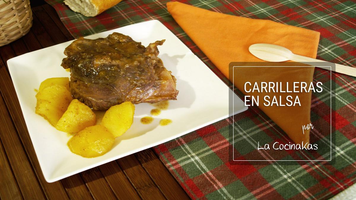 Carrilleras (o galtas) en salsa de Pedro Ximénez