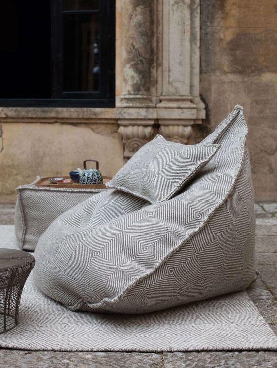 Pouf Sails de Gan Rugs