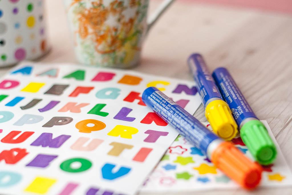 material para decorar taza