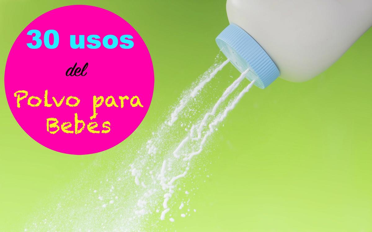 30 usos del polvo para bebes para trucos en el hogar 