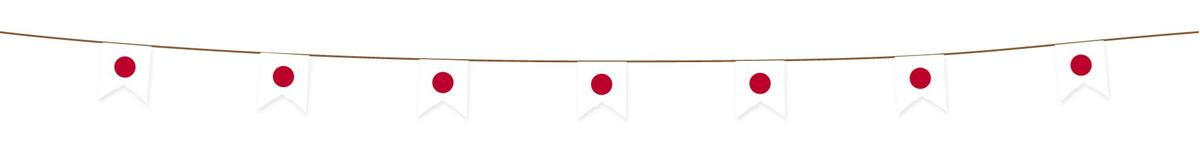 Imagen de banderines del Japón