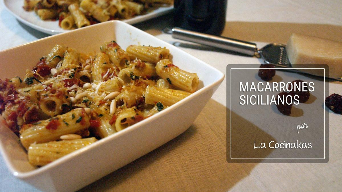Cómo hacer Macarrones Sicilianos