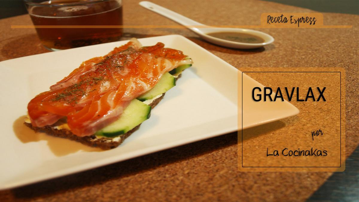 Gravlax salmón marinado
