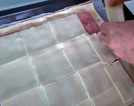 Empanada de jamón y queso