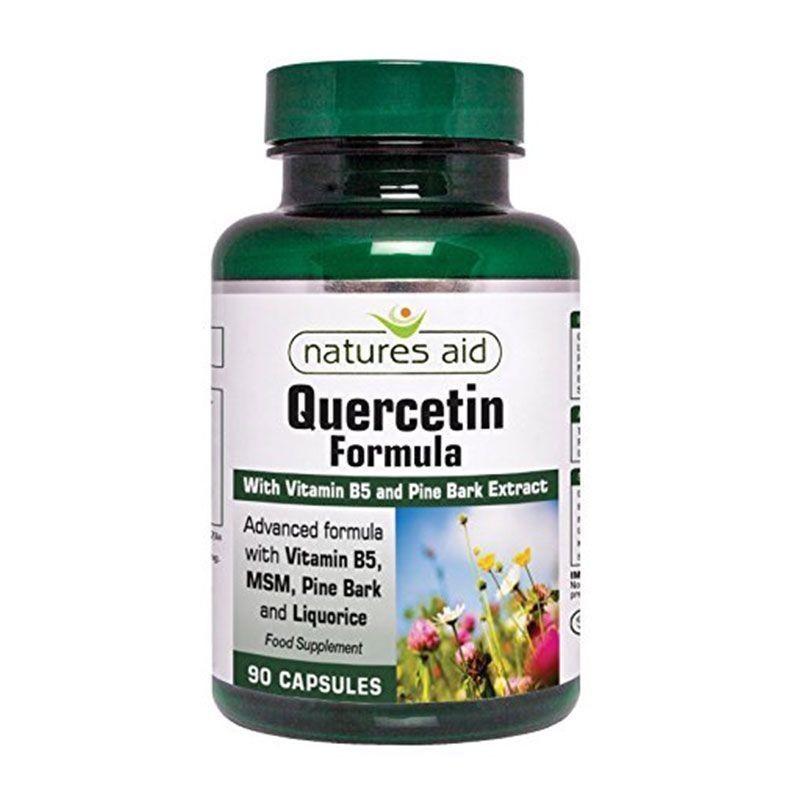 Natures Aid Quercetina Fórmula 90 cápsulas