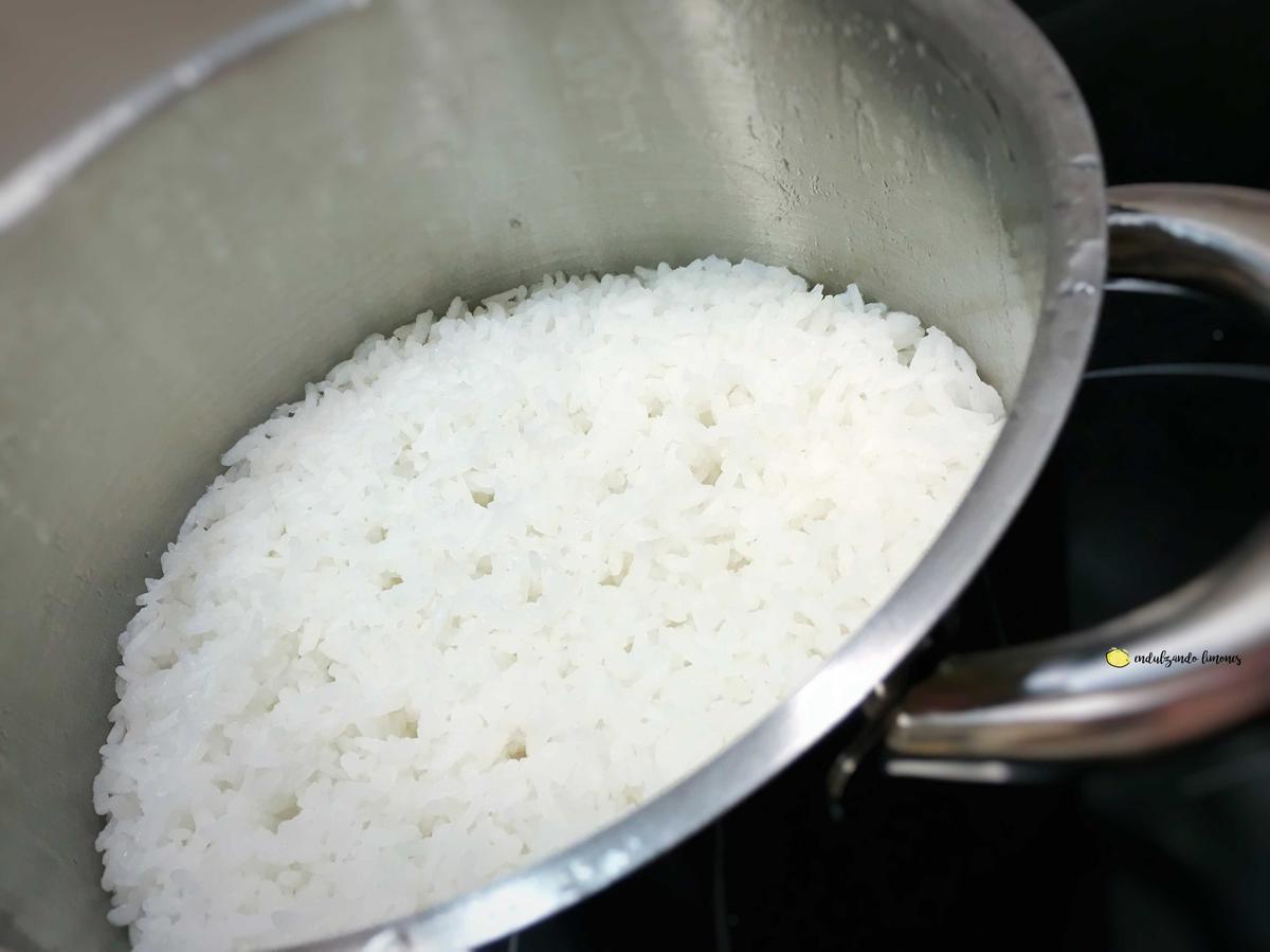 Proporciones preparar sushi casero arroz vinagre receta