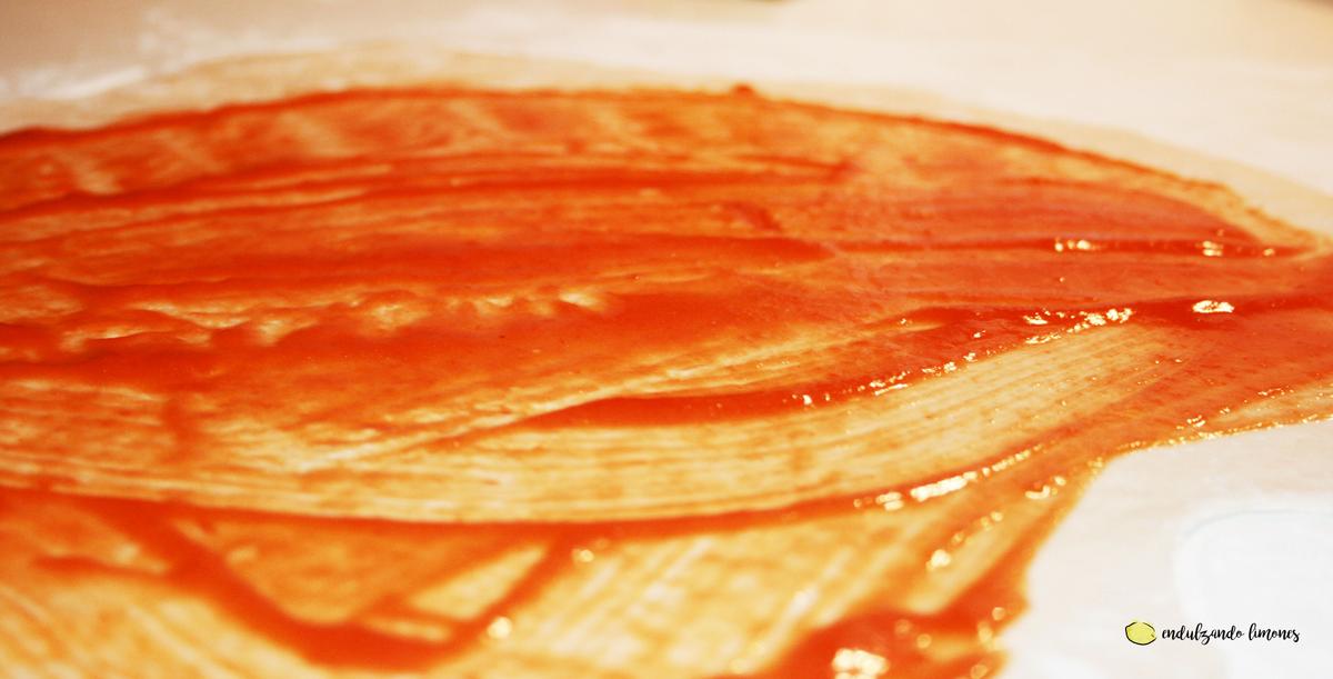 Masa pizza casera jamón tomate queso