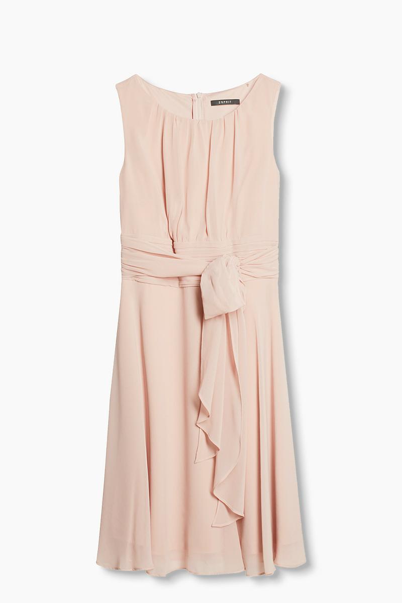 vestido rosa gasa