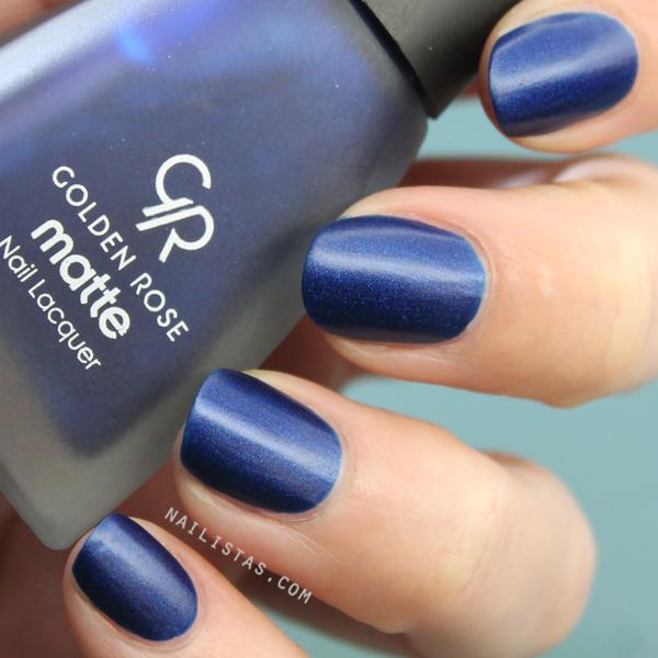 Matte Lacquer 10 Golden Rose Swatch