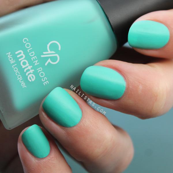 Matte Lacquer 31 Golden Rose Swatch