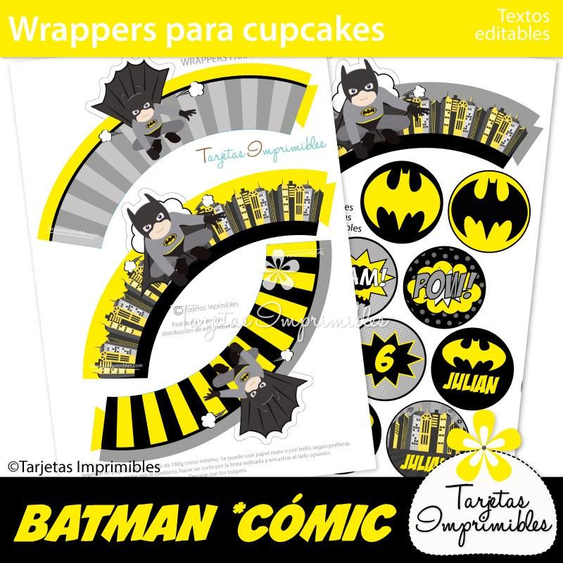 Imprimibles de fiesta Batman | Manualidades