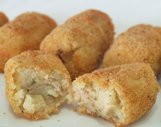 croquetas de patata y atún