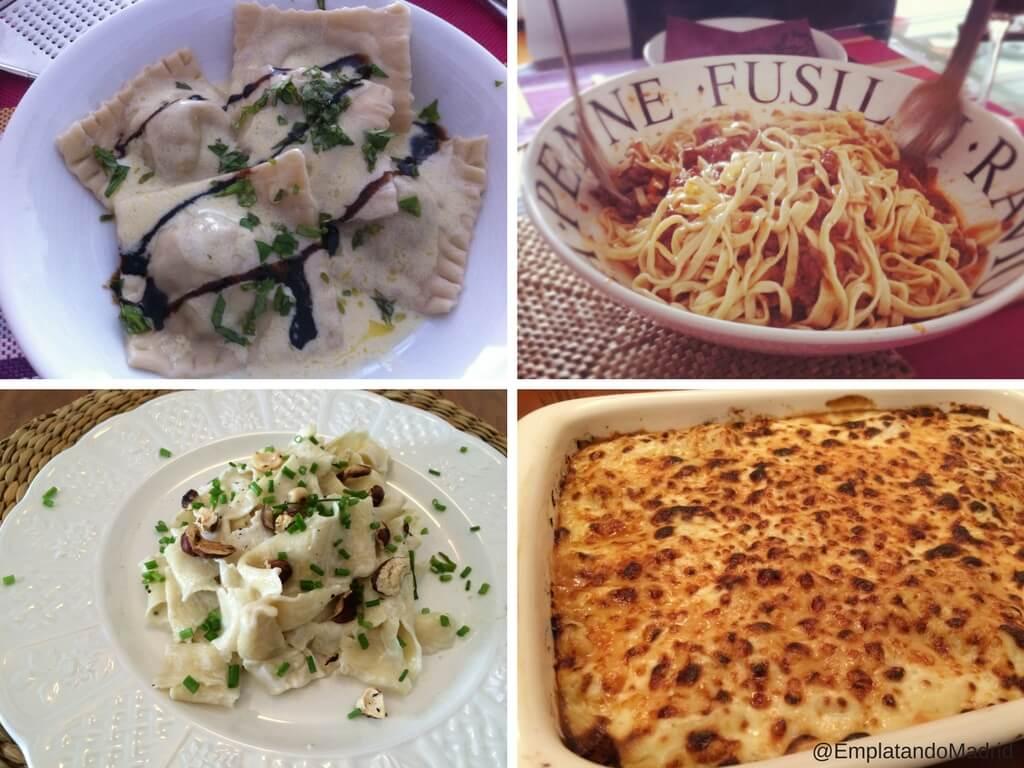 Puedes preparar también ravioli, spaghetti y lasagna. 