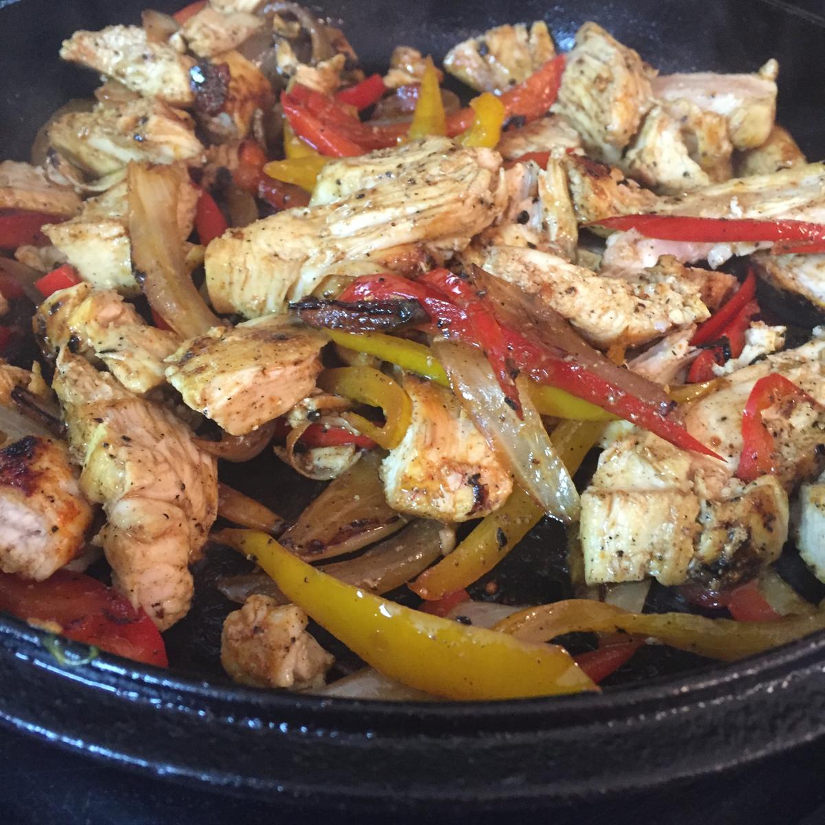 Como se hacen las fajitas de Chilis.