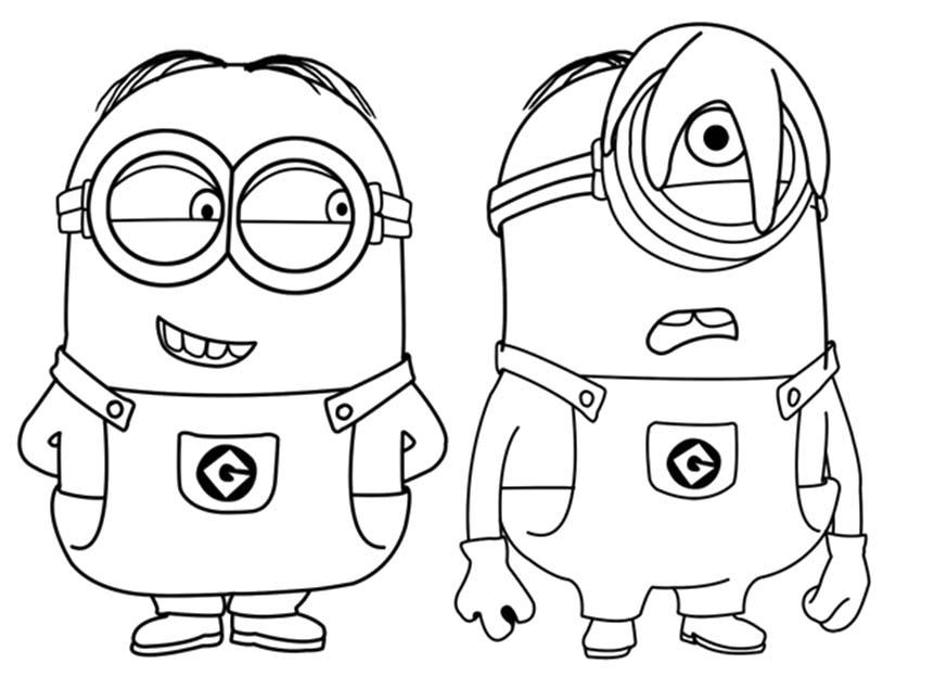 Minions Para Colorear