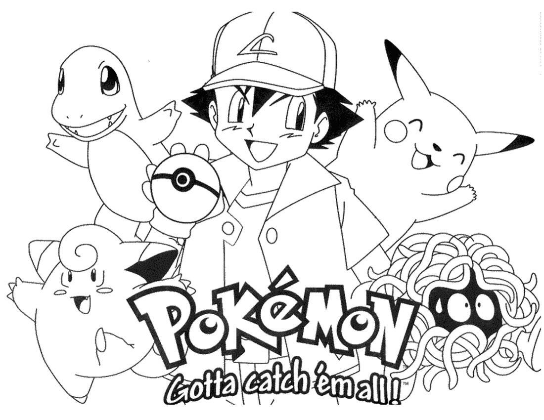 Pokemon Coloring Page 01