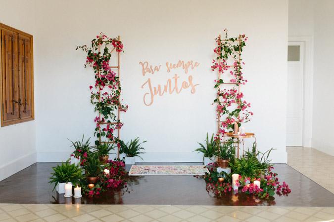 El backdrop de tu ceremonia