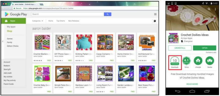 Detectadas 132 apps con malware en Google Play 01