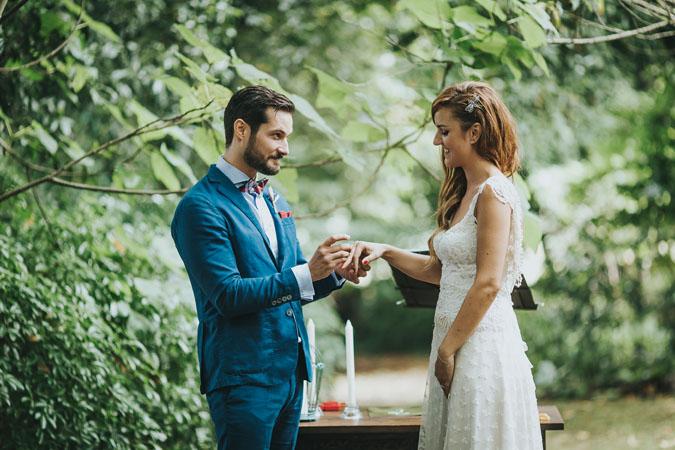 boda sencilla natural de clara y dani