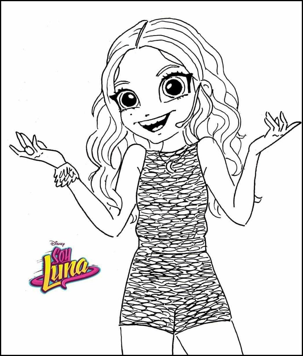 Soy Luna Para Colorear Y Pintar