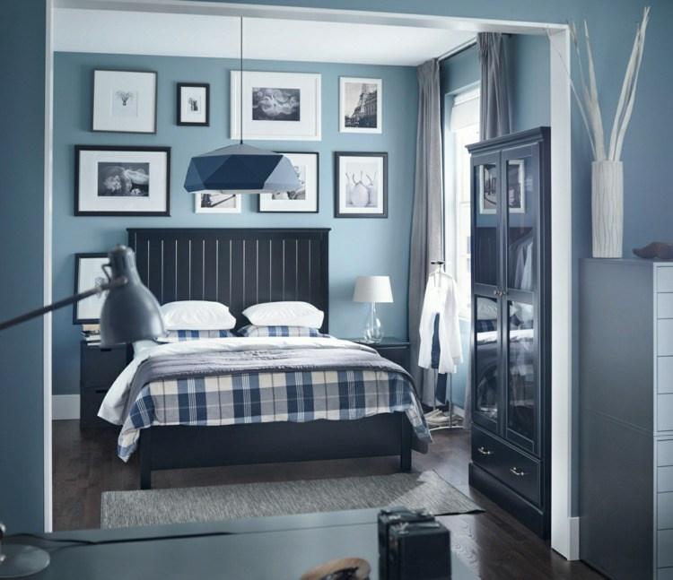 Resultat d'imatge per a dormitori blau