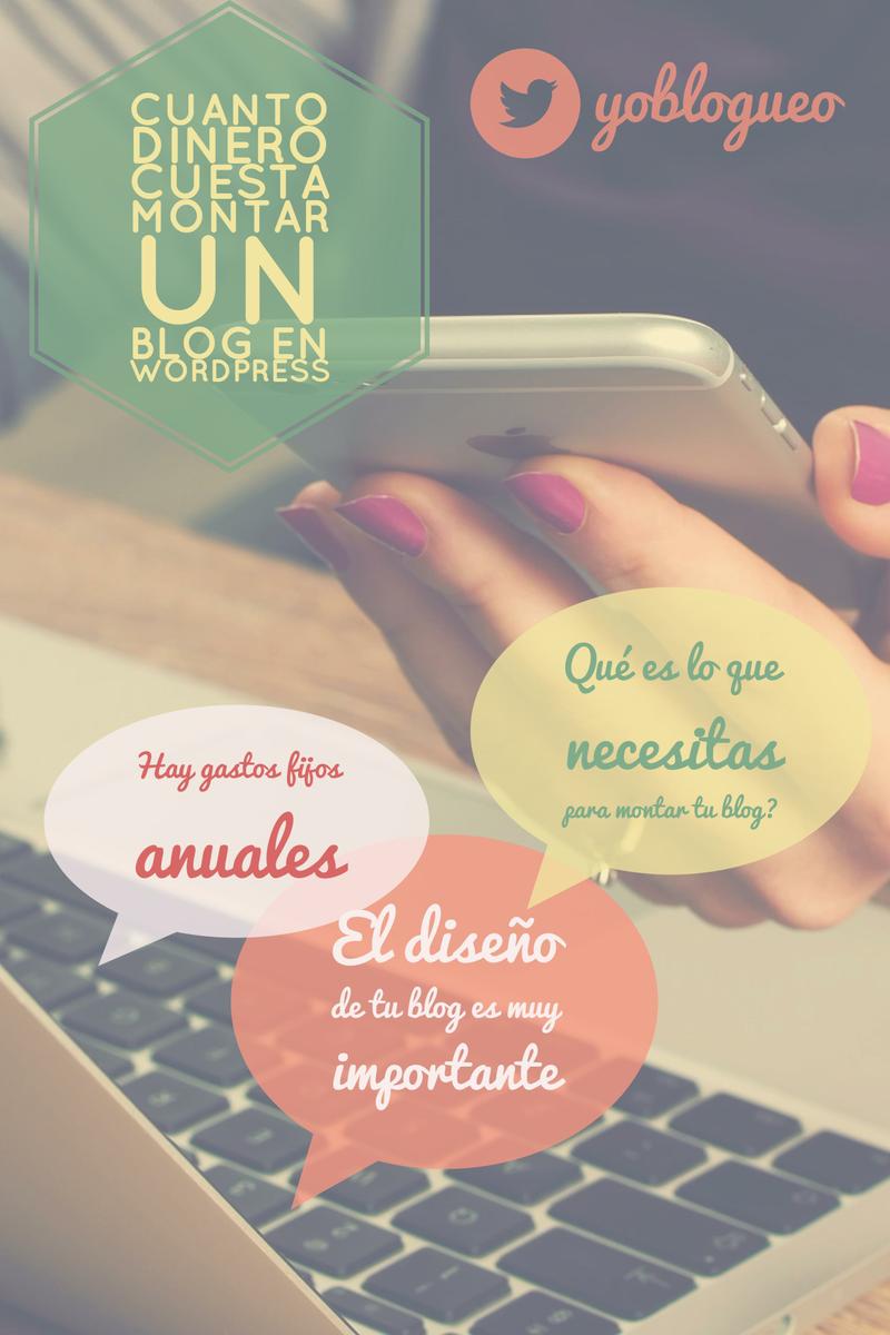 cuanto dinero cuesta crear un blog