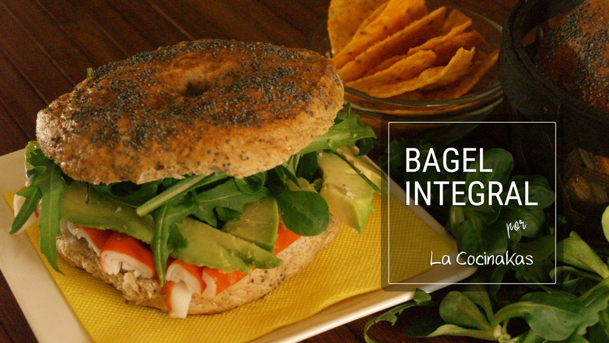 Cómo hacer bagel integral