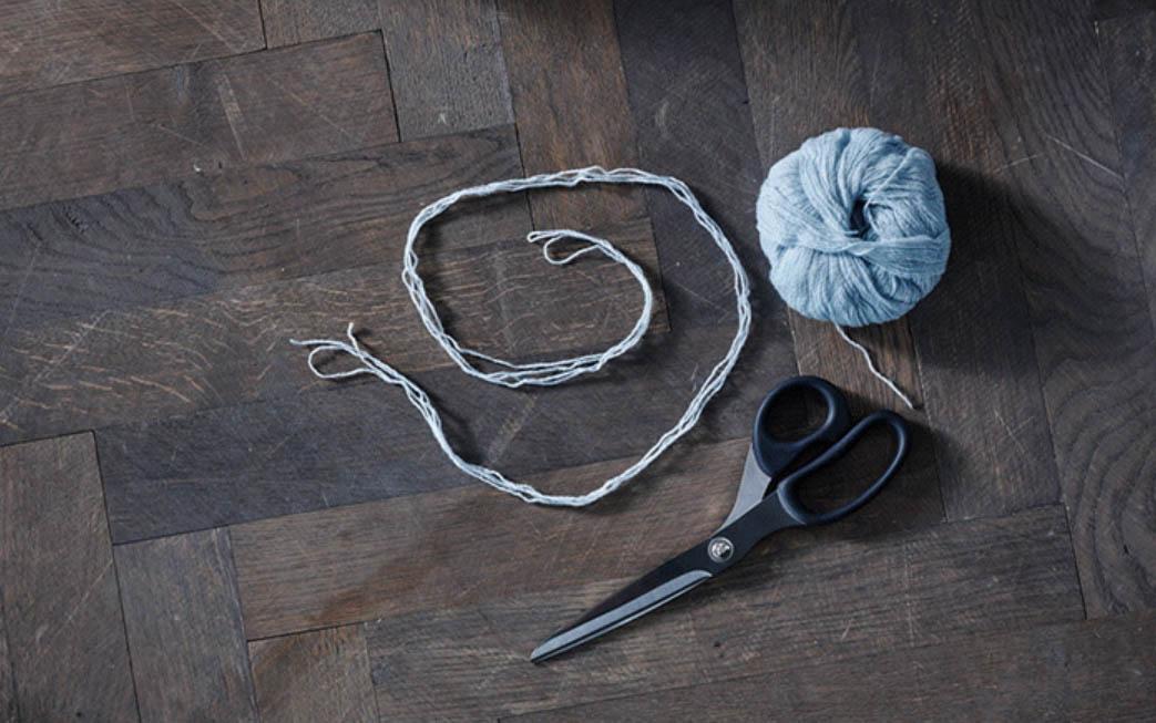 materiales pompones de lana