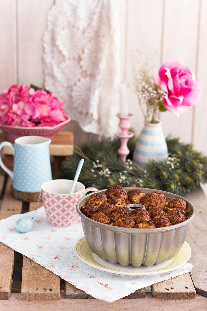 Monkey Bread Bollo de canela a trocitos