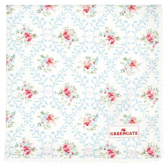 Paño De Tela Daisy White Green Gate