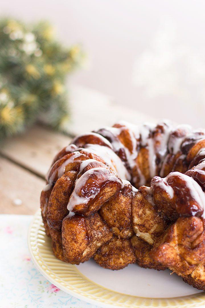 Monkey Bread Bollo de canela a trocitos