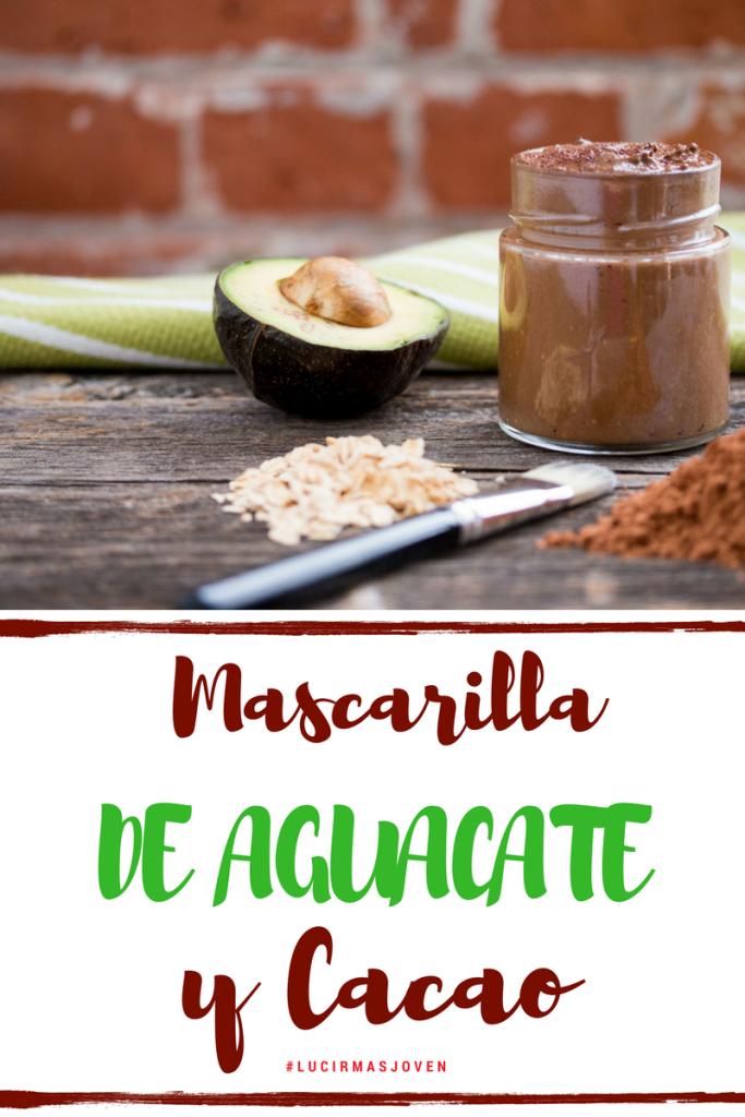 mascarilla casera natural - de aguacate y cacao - para una piel sana y juvenil - anti envejecimiento - remedios caseros by Alicia Borchardt