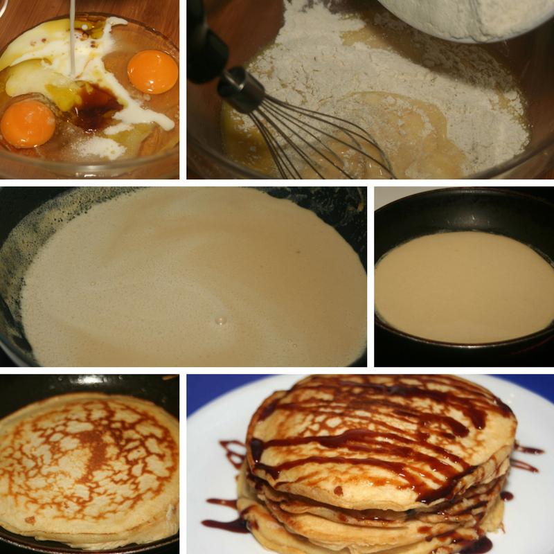 receta tortitas americanas o pancakes