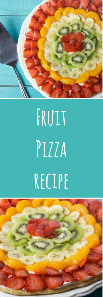Fruit Pizza Recipe. With Translator.