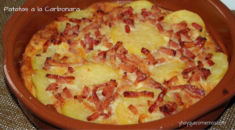 patatas a la carbonara