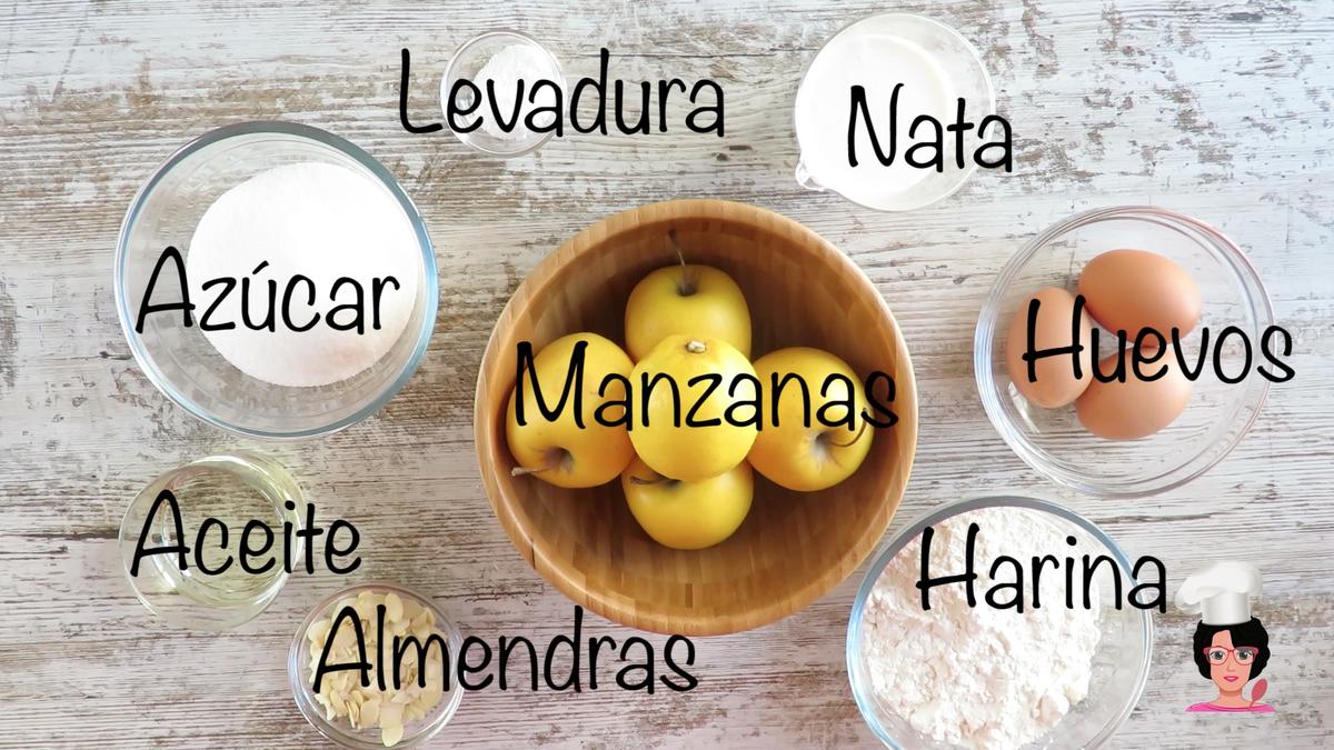 ingre bizcocho manzana