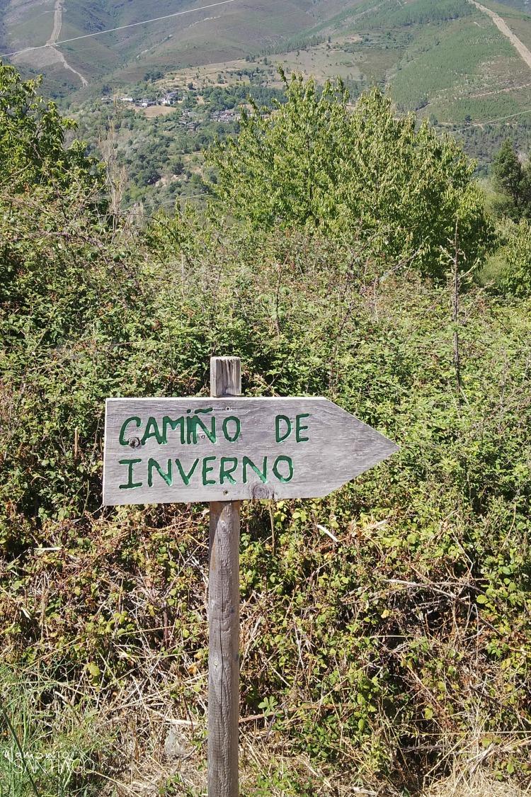 foto de etapas del camino de invierno