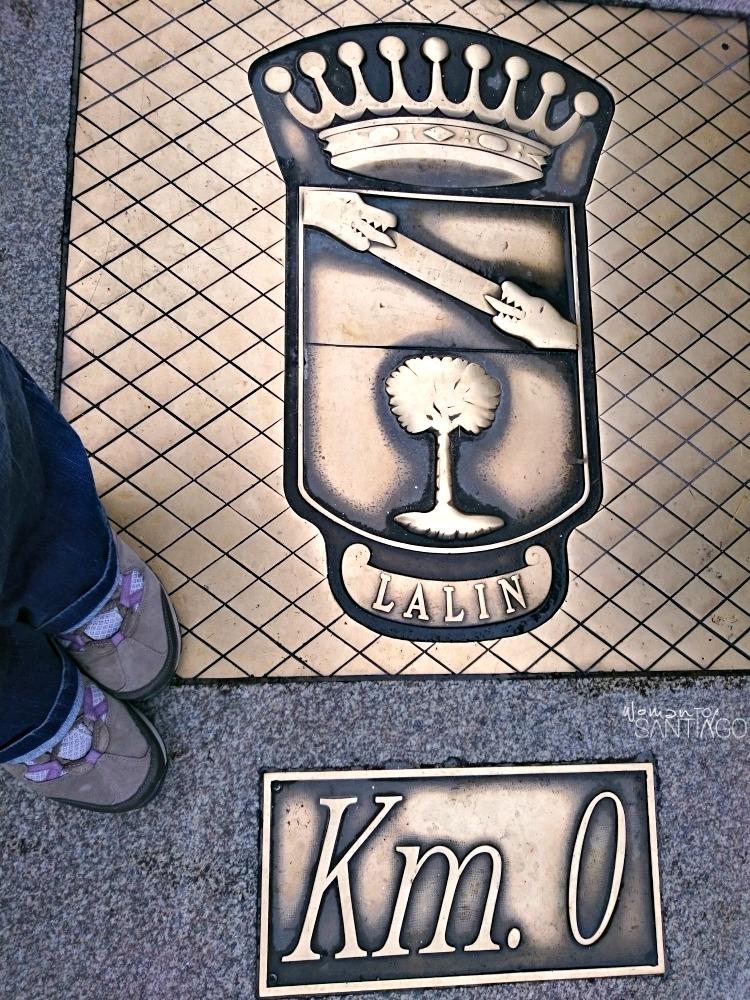 foto de kilometro cero de galicia