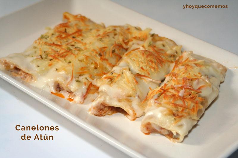 canelones de atun