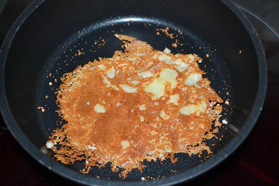 Risotto carbonara, dejar que dore por el otro