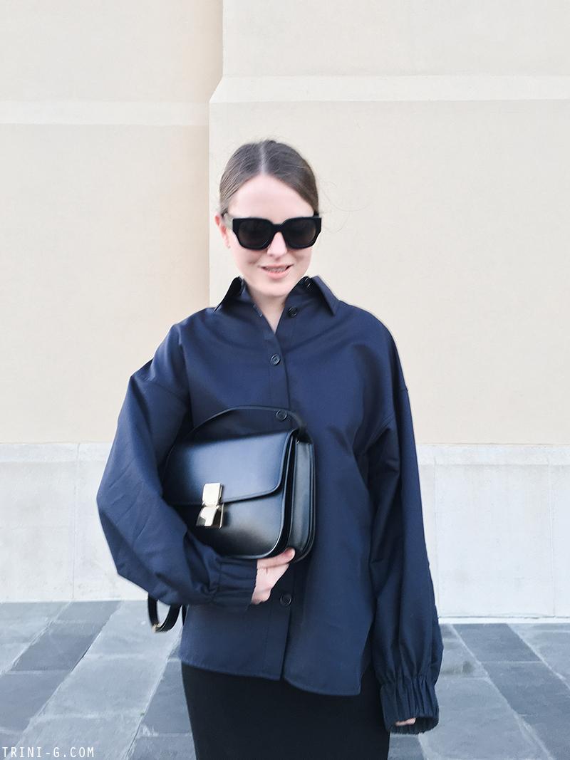 Trini |Céline ballerina heels Céline shirt