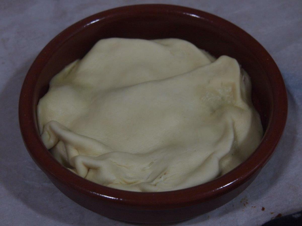 Tatín de alcachofas 