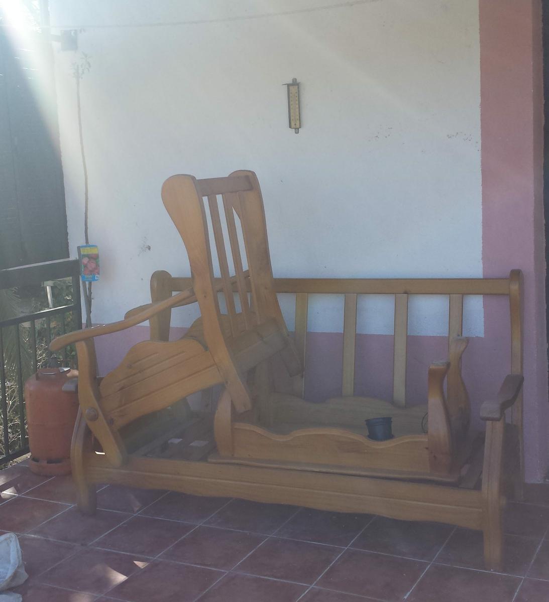 terraza de primavera - muebles a reciclar