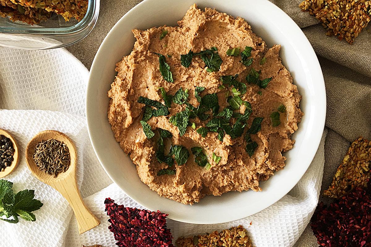 Paté de lentejas y nueces