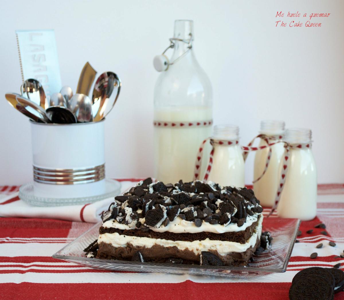 Tarta de chocolate y oreo pecaminosa