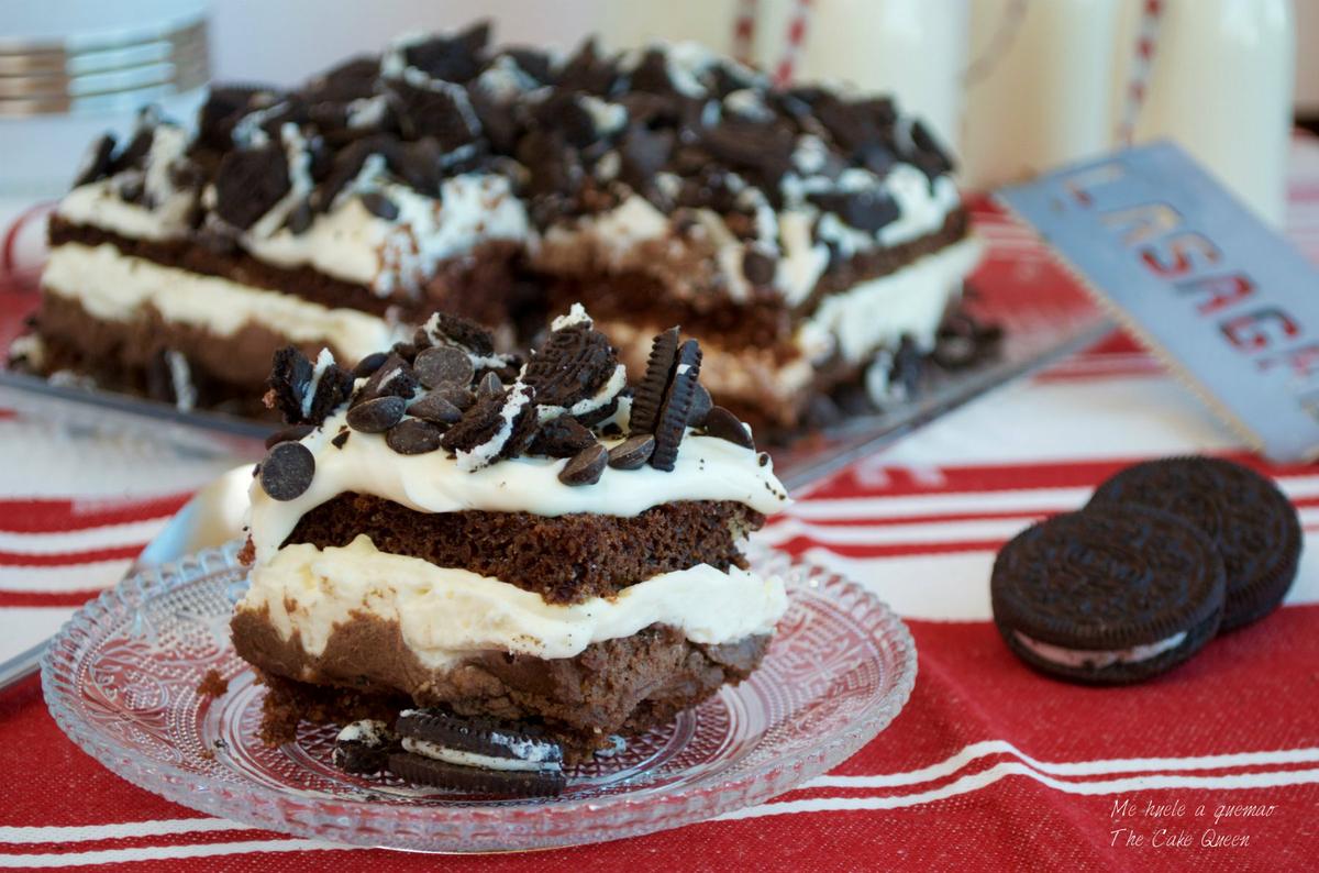 Tarta de chocolate y oreo pecaminosa