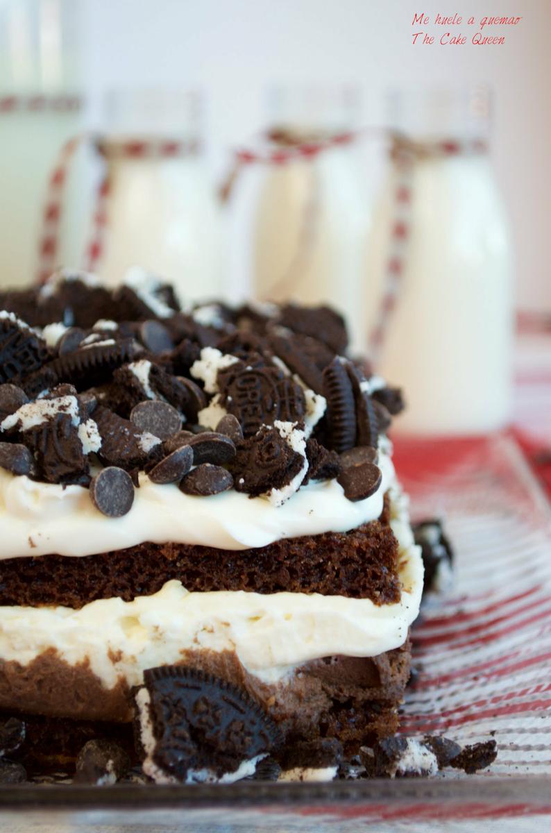 Tarta de chocolate y oreo pecaminosa