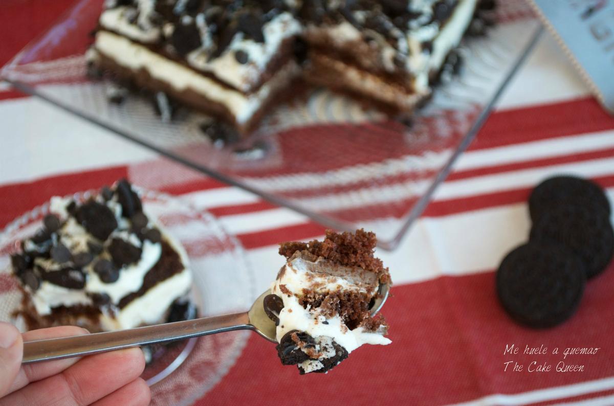 Tarta de chocolate y oreo pecaminosa